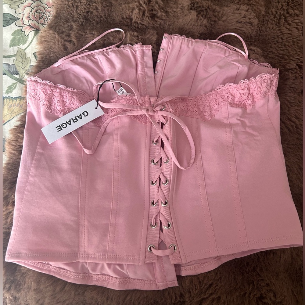 NWT Garage Carolina Lace Trim Corset - Picture 5 of 6